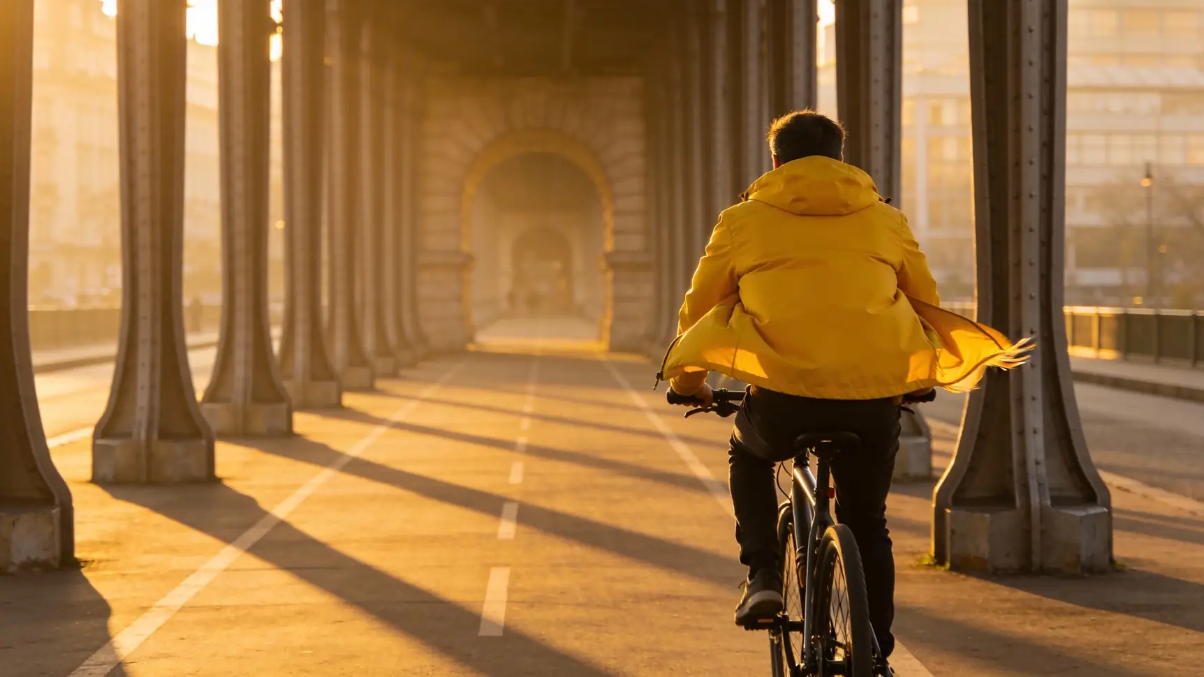 Курьер на автомобиле аккуратно размещает термокороб в багажнике.